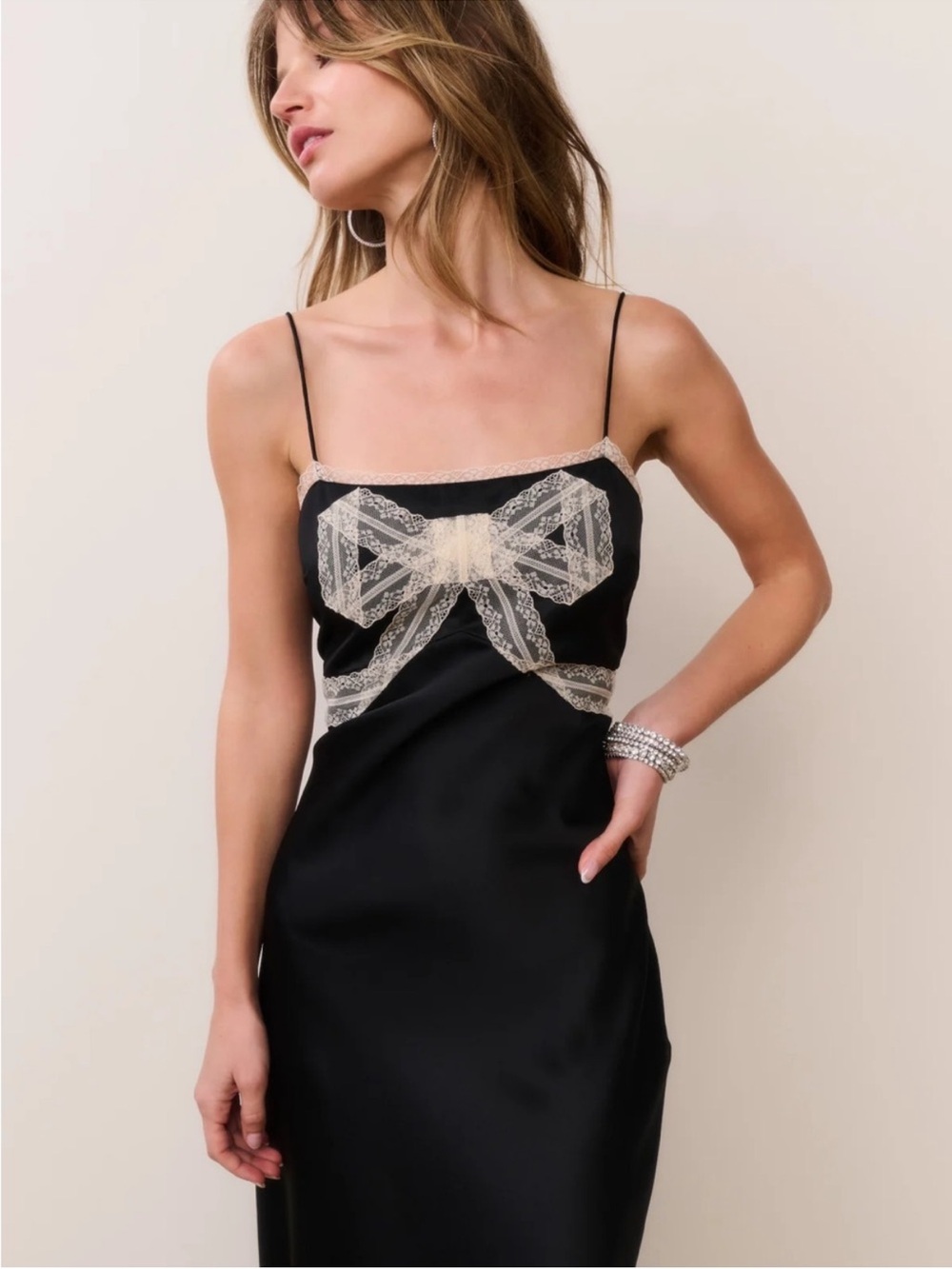 NWT LoveShackFancy Isolie maxi Dress size Large - Picture 2 of 8
